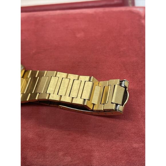 Vintage Seiko 7009- 8079 Watch 17 Jewels Automatic Day Date Running Gold Tone - Picture 7 of 11